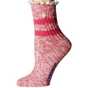 Birkenstock Pink Womens Fashion Sub Lace Socks